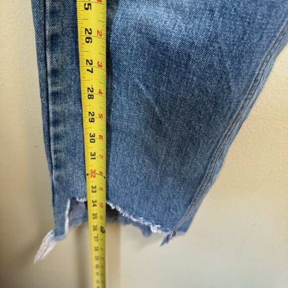 Hidden Jeans Bootcut Straight Jeans Raw Frayed Hem Mid Rise Waist Zip Pocket 29 - Picture 16 of 16